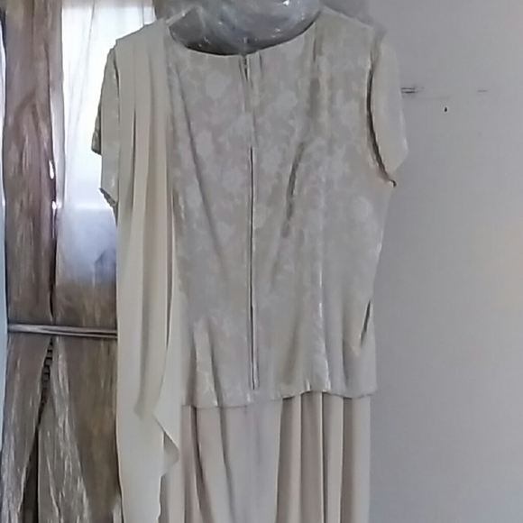 Sheri Martin size 16 Champaign color dress - Picture 4 of 4